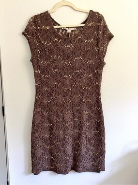 Chelsea & Violet | Dresses | Chelsea Violet Emerson Swoop Neckline Short  Sleeve Embroidered Dress | Poshmark